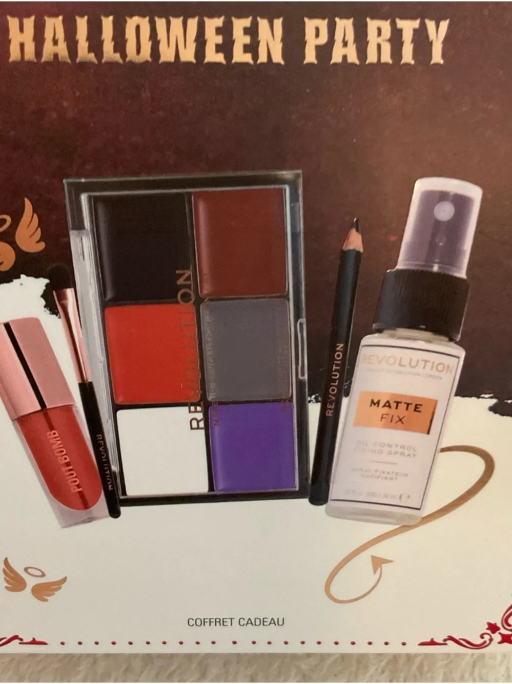 Revolution Halloween Party Makeup Kit - Purple & Red Accents